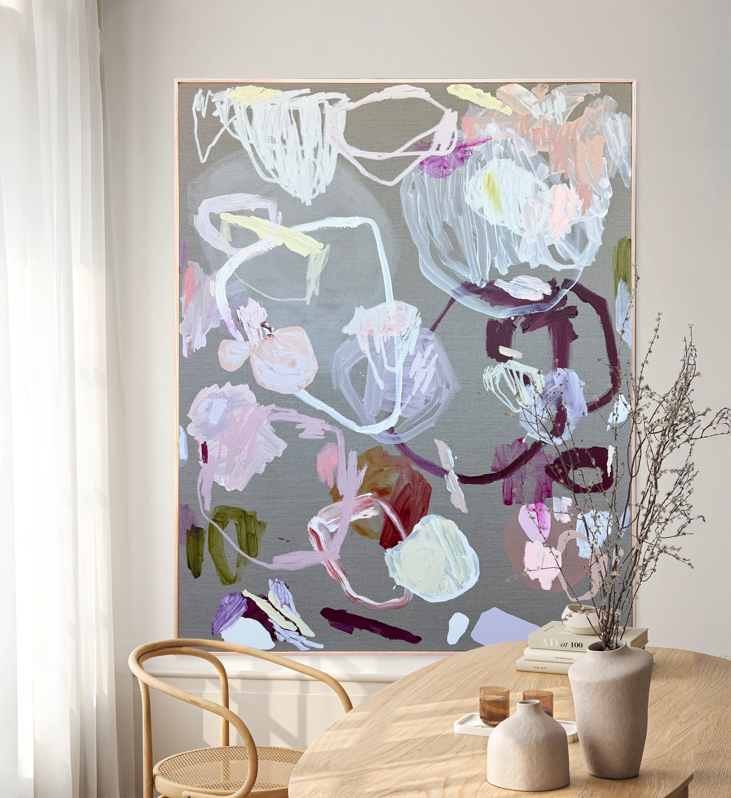 Western Australian artist | large colourful painting | modern art | Perth artist