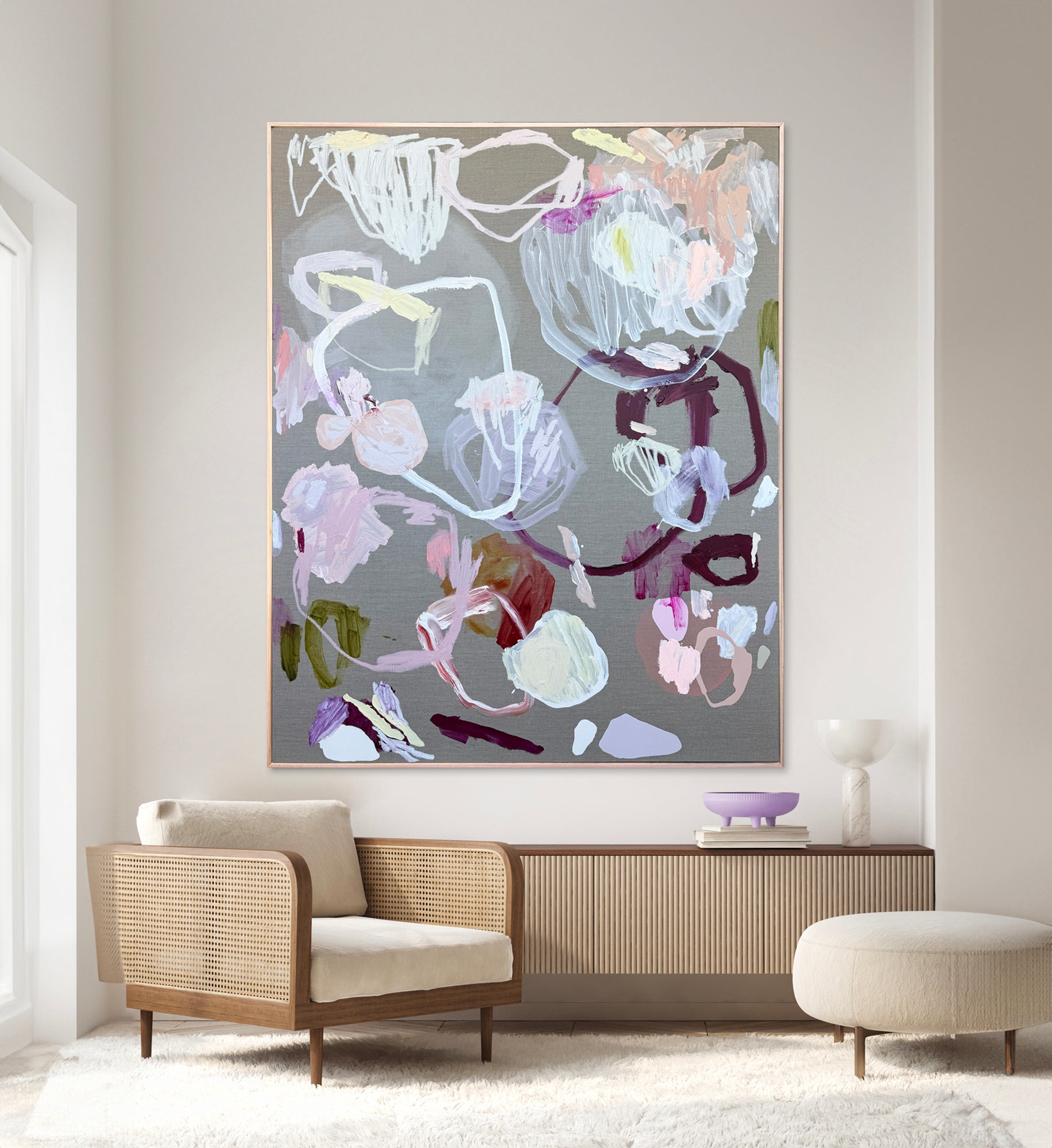 Western Australian artist | large colourful painting | modern art | Perth artist