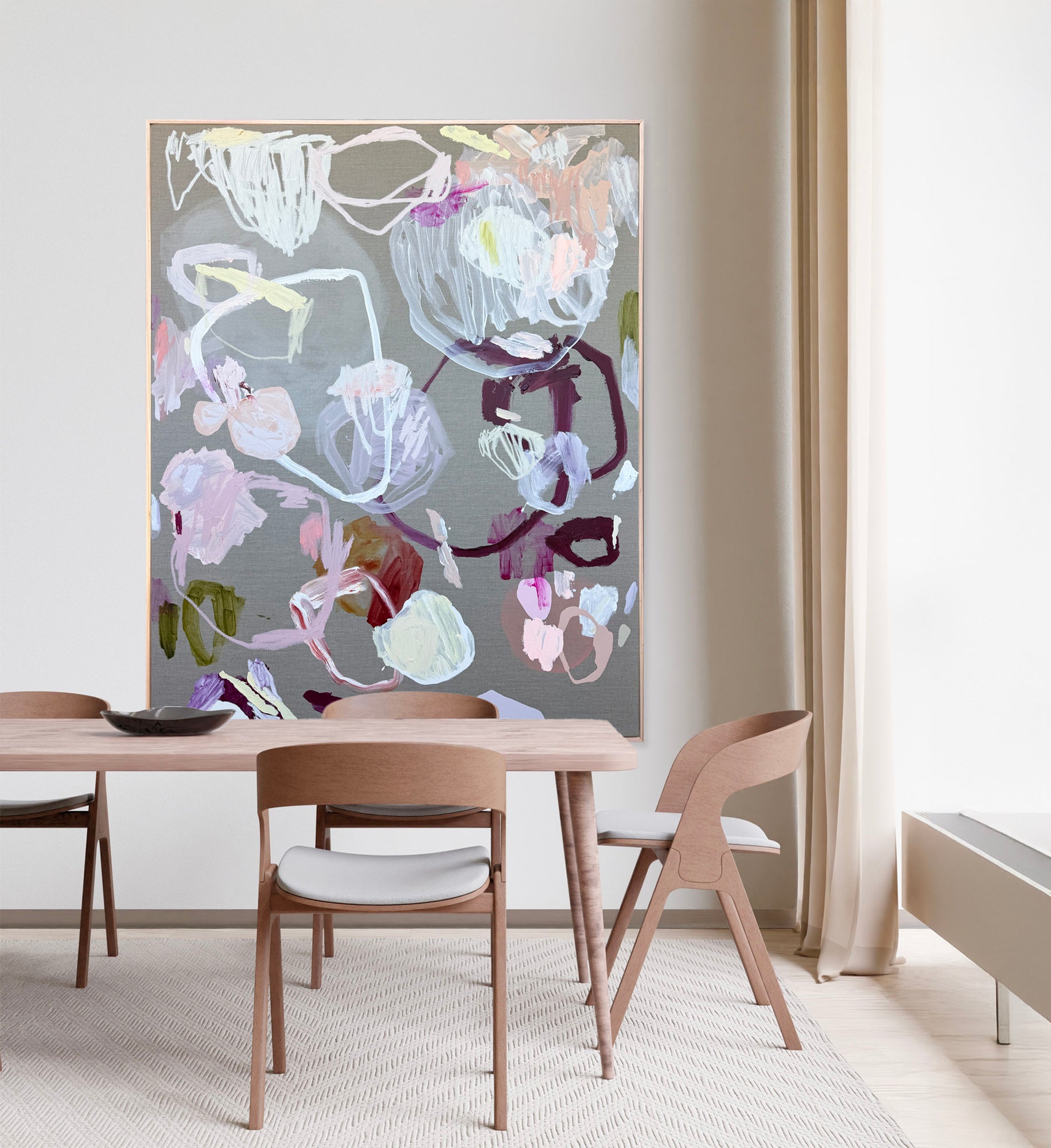 Western Australian artist | large colourful painting | modern art | Perth artist