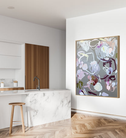 Western Australian artist | large colourful painting | modern art | Perth artist