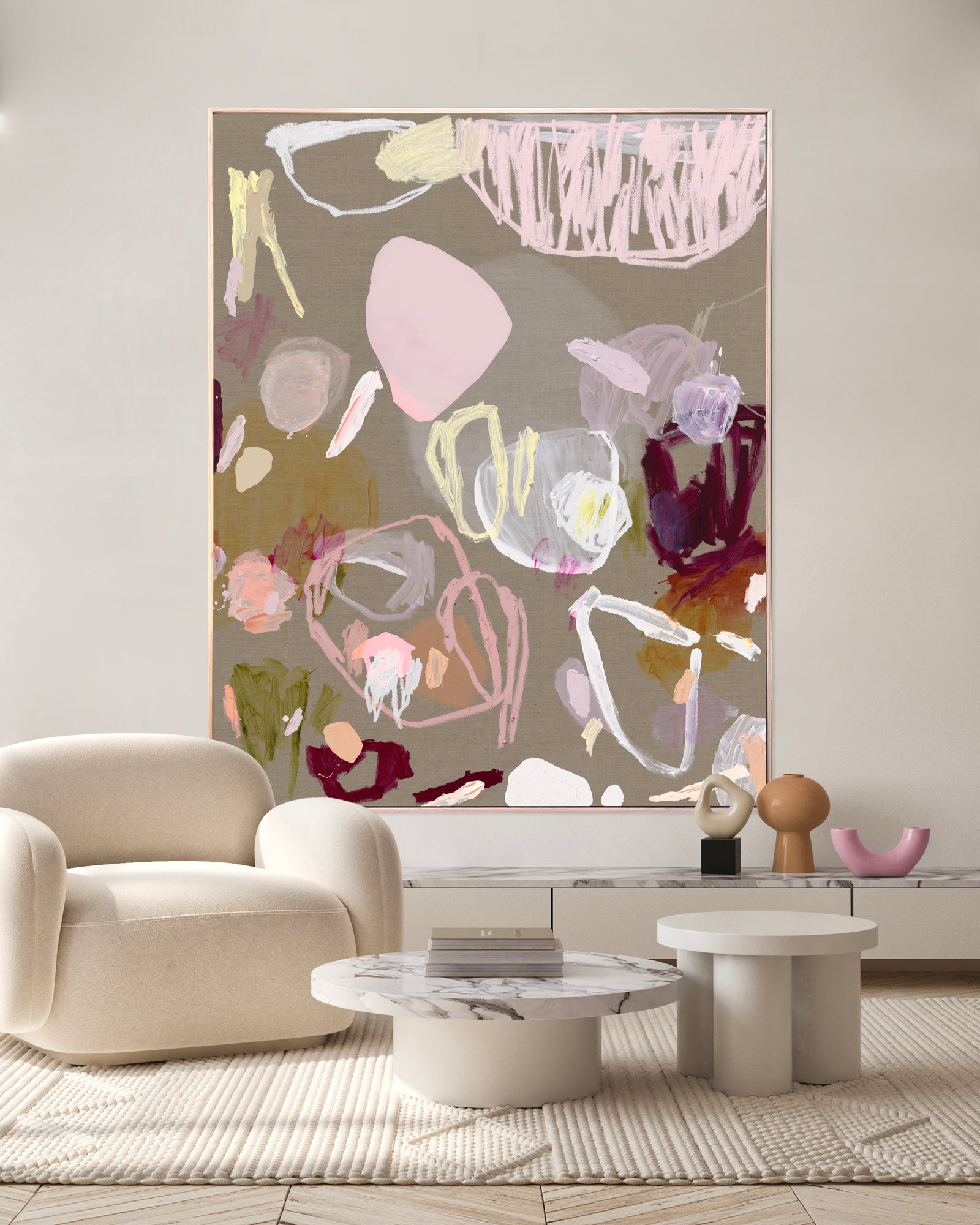 Australian abstract artist | large colourful print | modern art | Perth artist