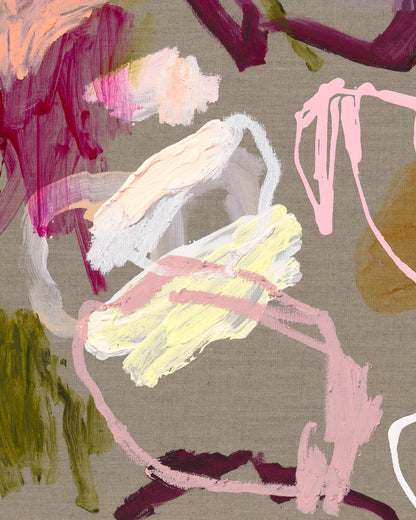 Australian abstract artist | large colourful painting | modern art | Perth artist