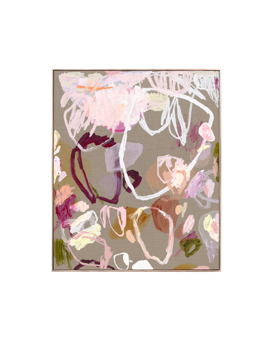 Australian abstract artist | large colourful painting | modern art | Perth artist