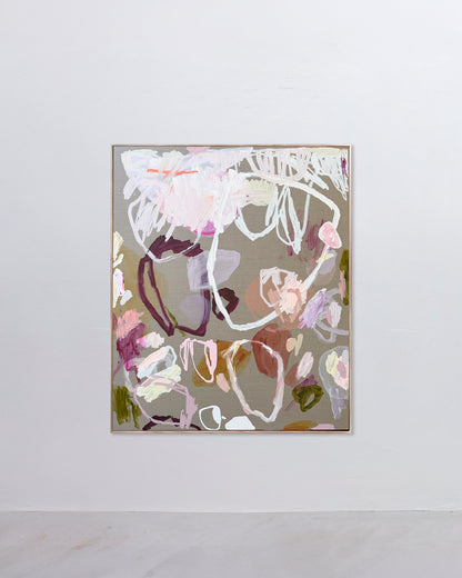 Australian abstract artist | large colourful painting | modern art | Perth artist