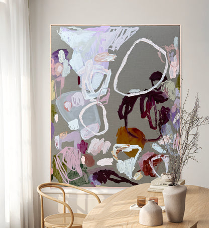 Western Australian artist | large colourful painting | modern art | Perth artist