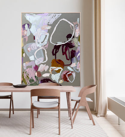 Western Australian artist | large colourful painting | modern art | Perth artist