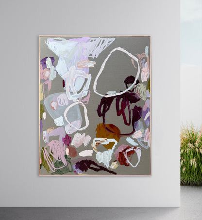 Western Australian artist | large colourful painting | modern art | Perth artist