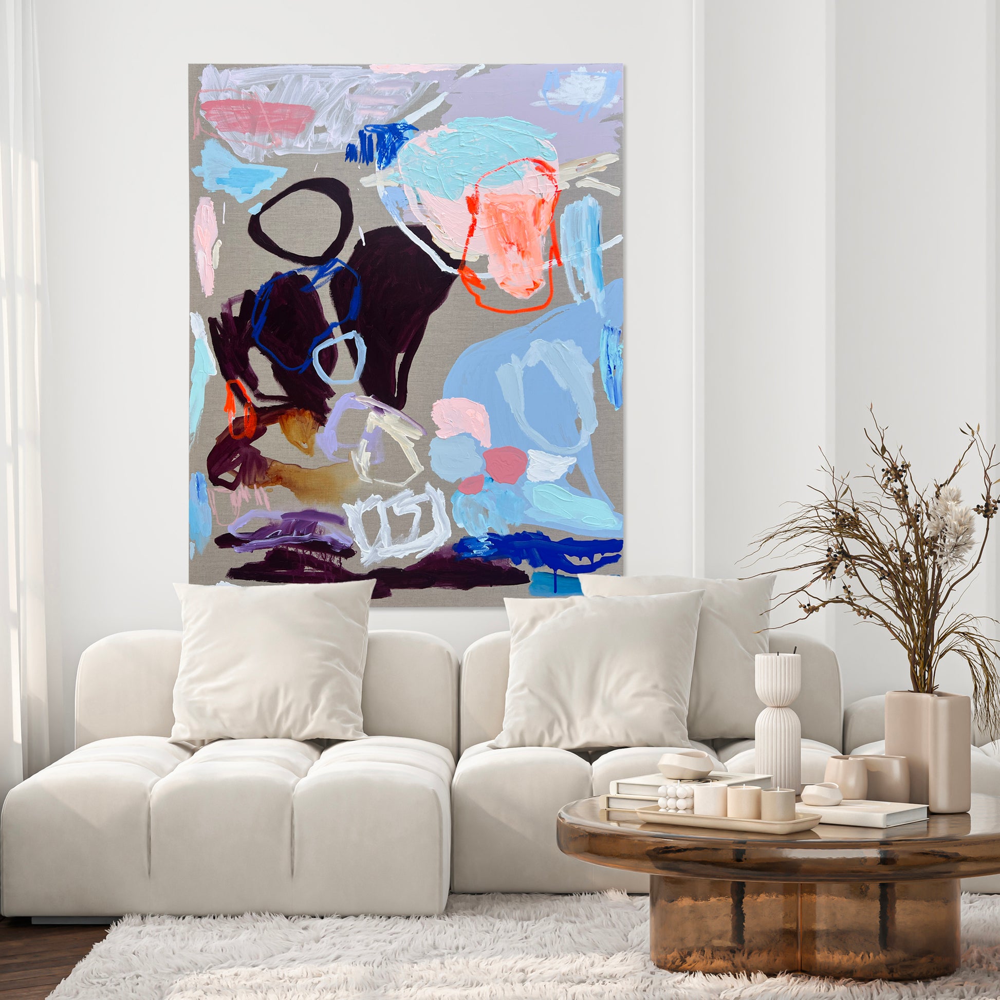 Contemporary abstract artist | Buy painting perth | Rebecca Koerting | Australian artist