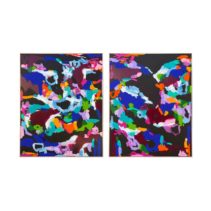 Western Australian artist | large colourful painting | modern art | Perth artist