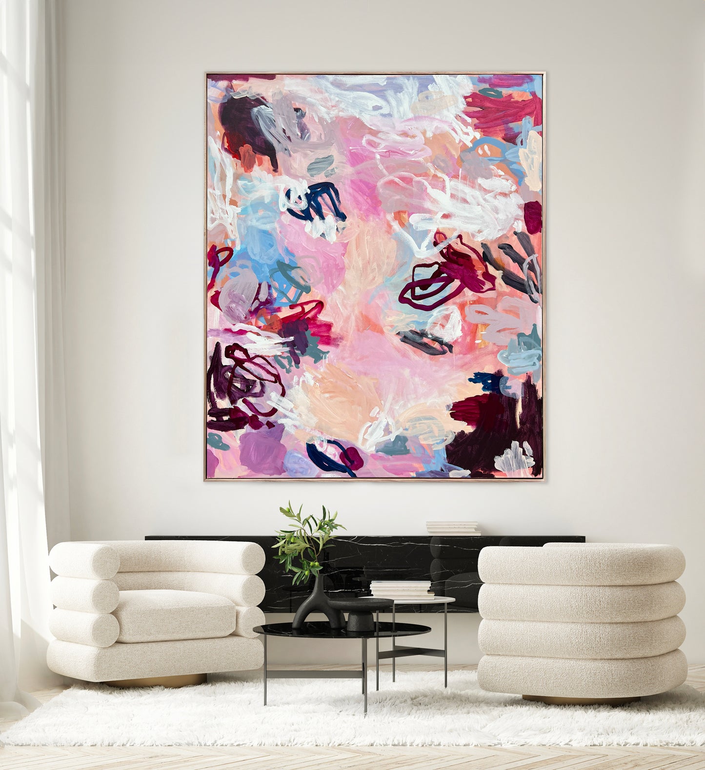 Australian abstract artist | large colourful print | modern art | Perth artist