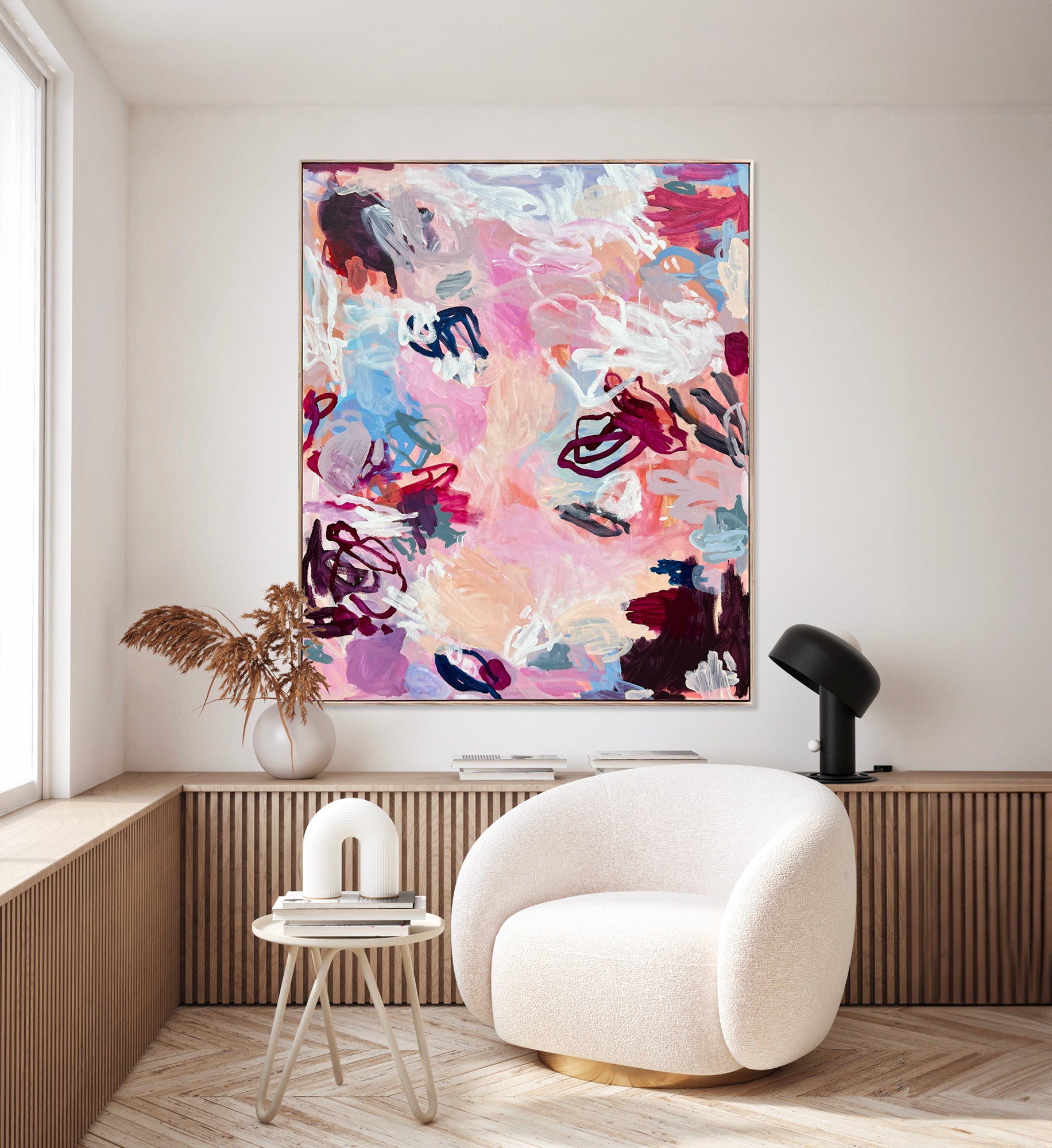 Australian abstract artist | large colourful print | modern art | Perth artist