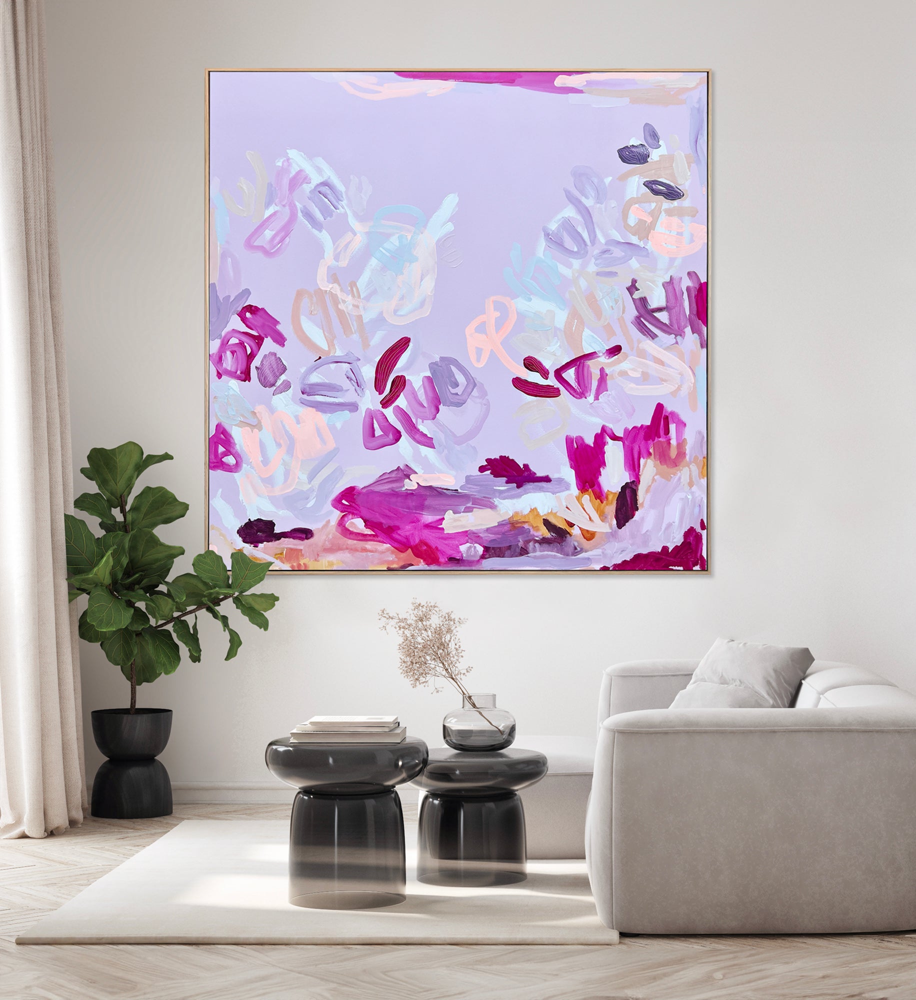 Australian abstract artist | large colourful print | modern art | Perth artist