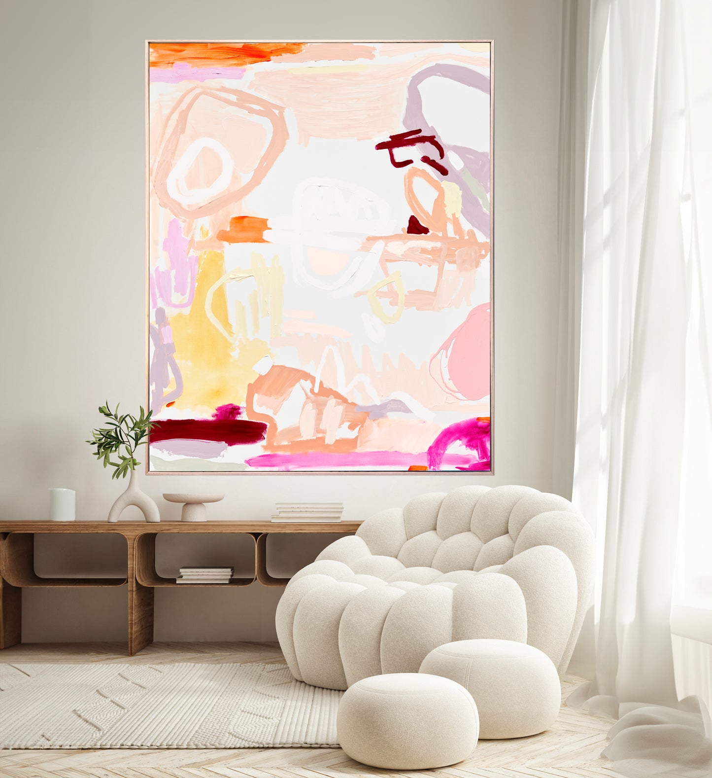 Australian abstract artist | large colourful print | modern art | Perth artist