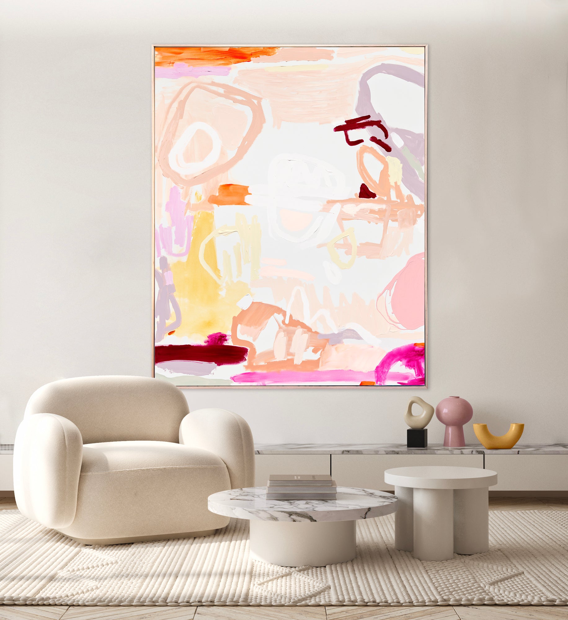 Australian abstract artist | large colourful print | modern art | Perth artist