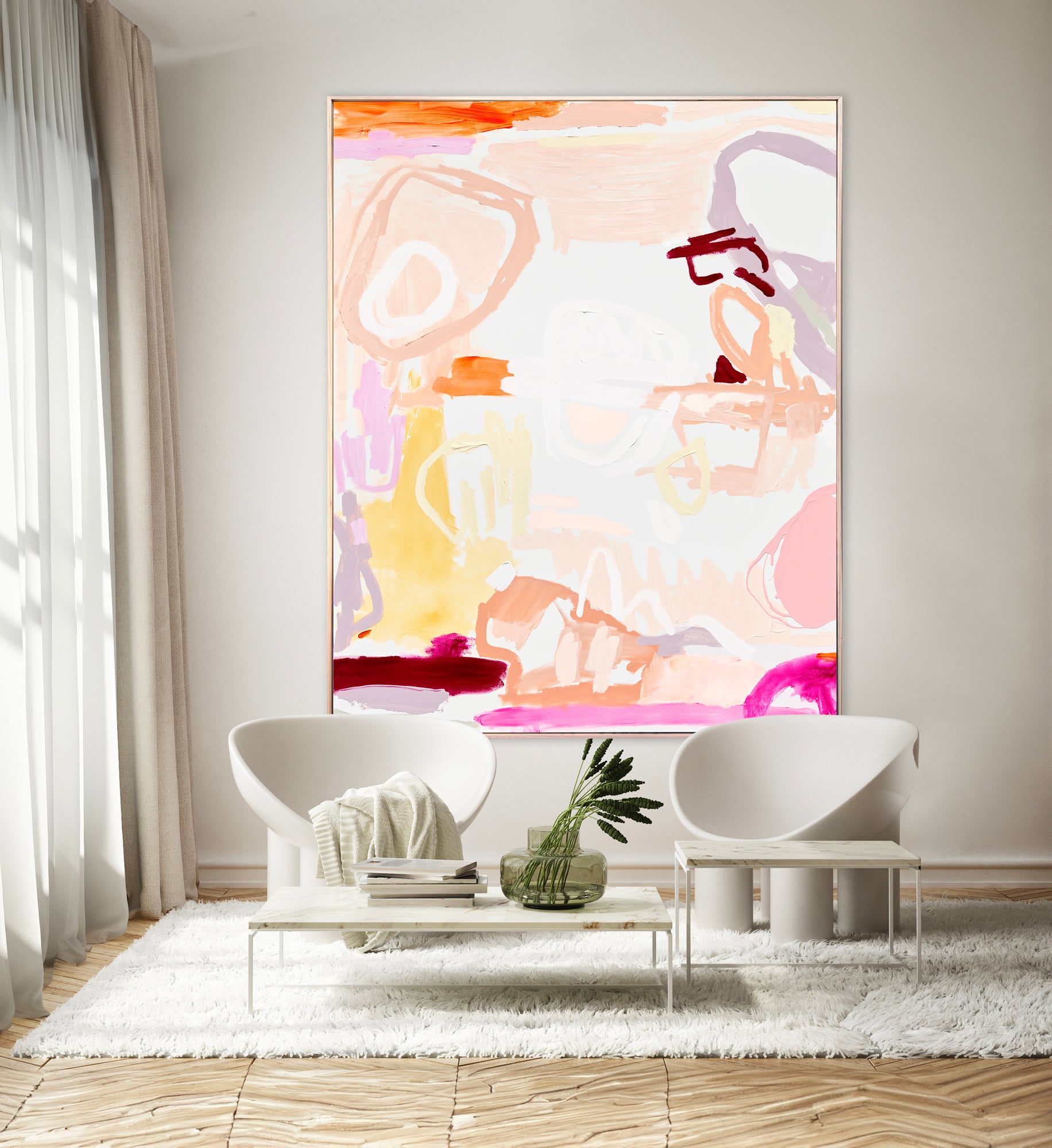 Australian abstract artist | large colourful print | modern art | Perth artist