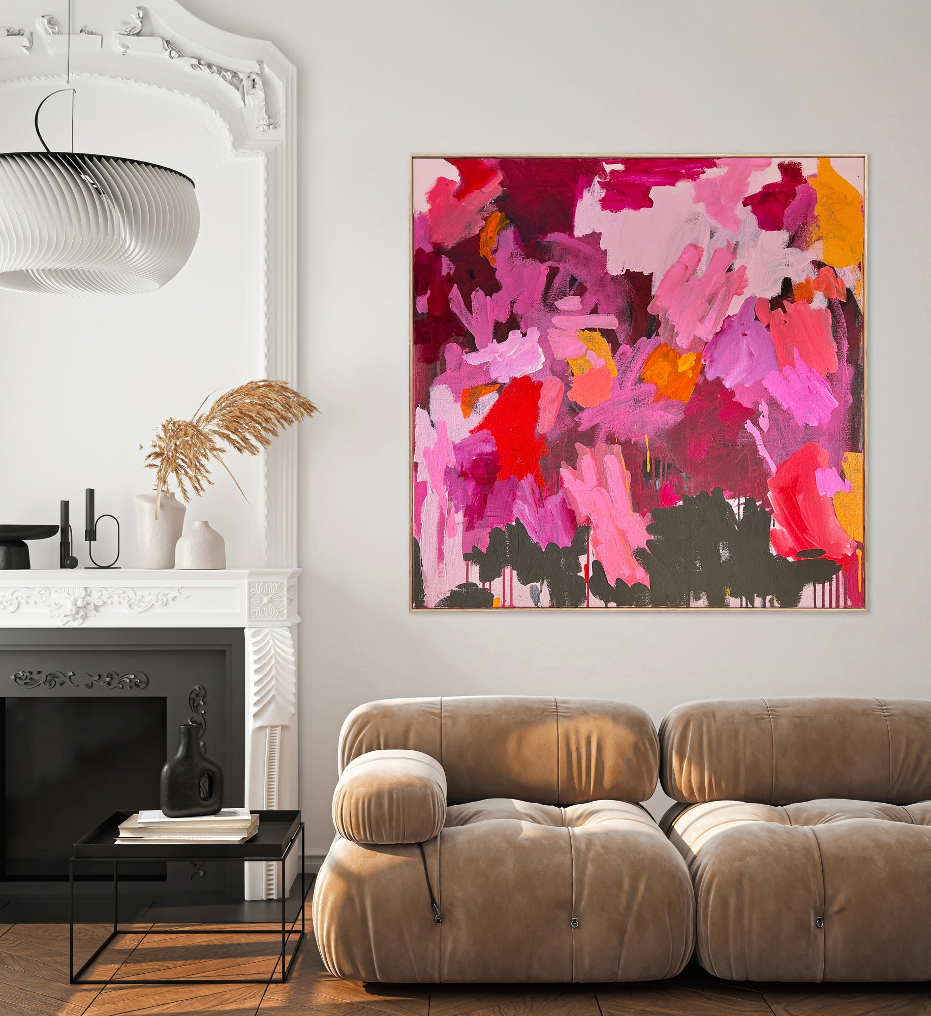 Australian abstract artist | large colourful print | modern art | Perth artist