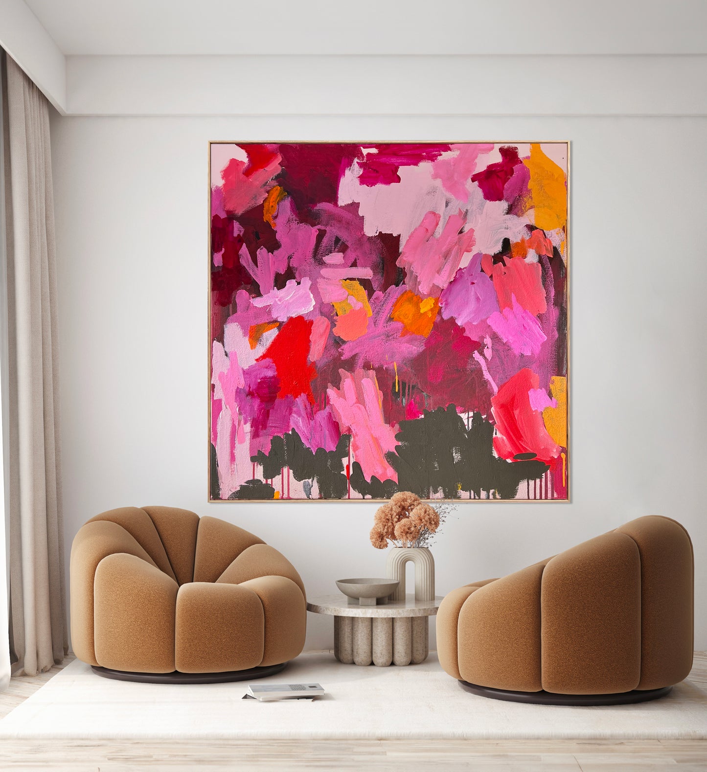 Australian abstract artist | large colourful print | modern art | Perth artist