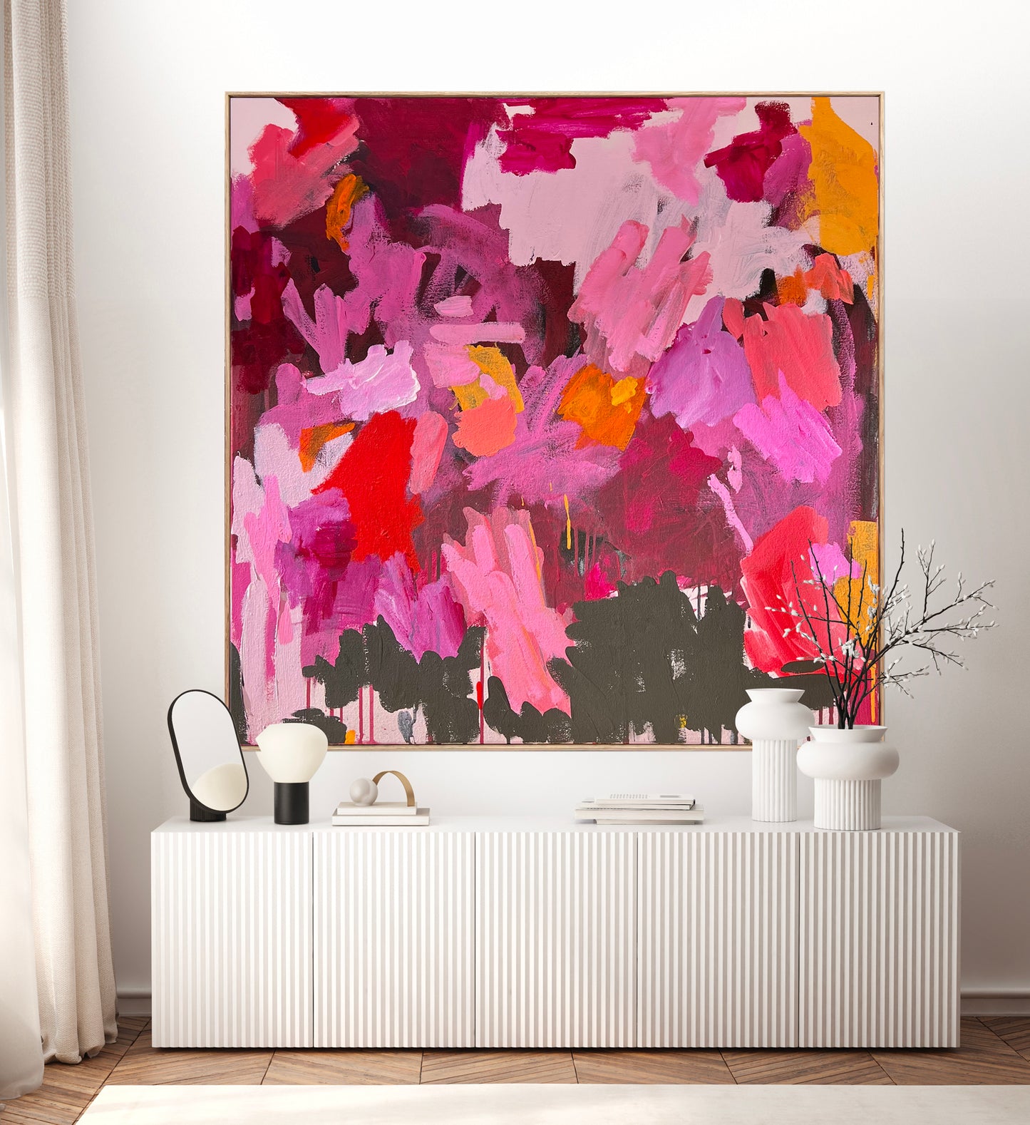 Australian abstract artist | large colourful print | modern art | Perth artist