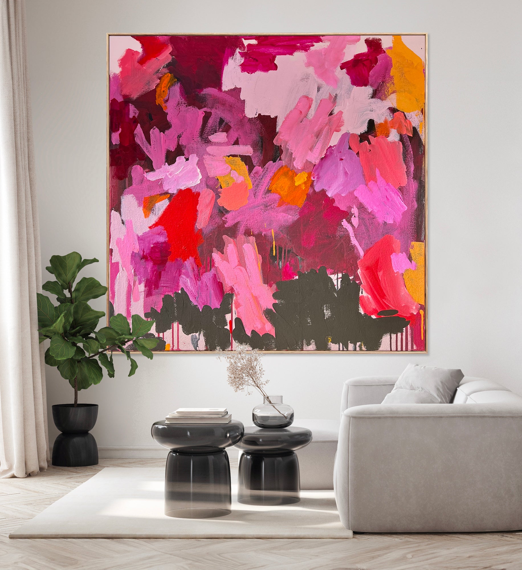 Australian abstract artist | large colourful print | modern art | Perth artist