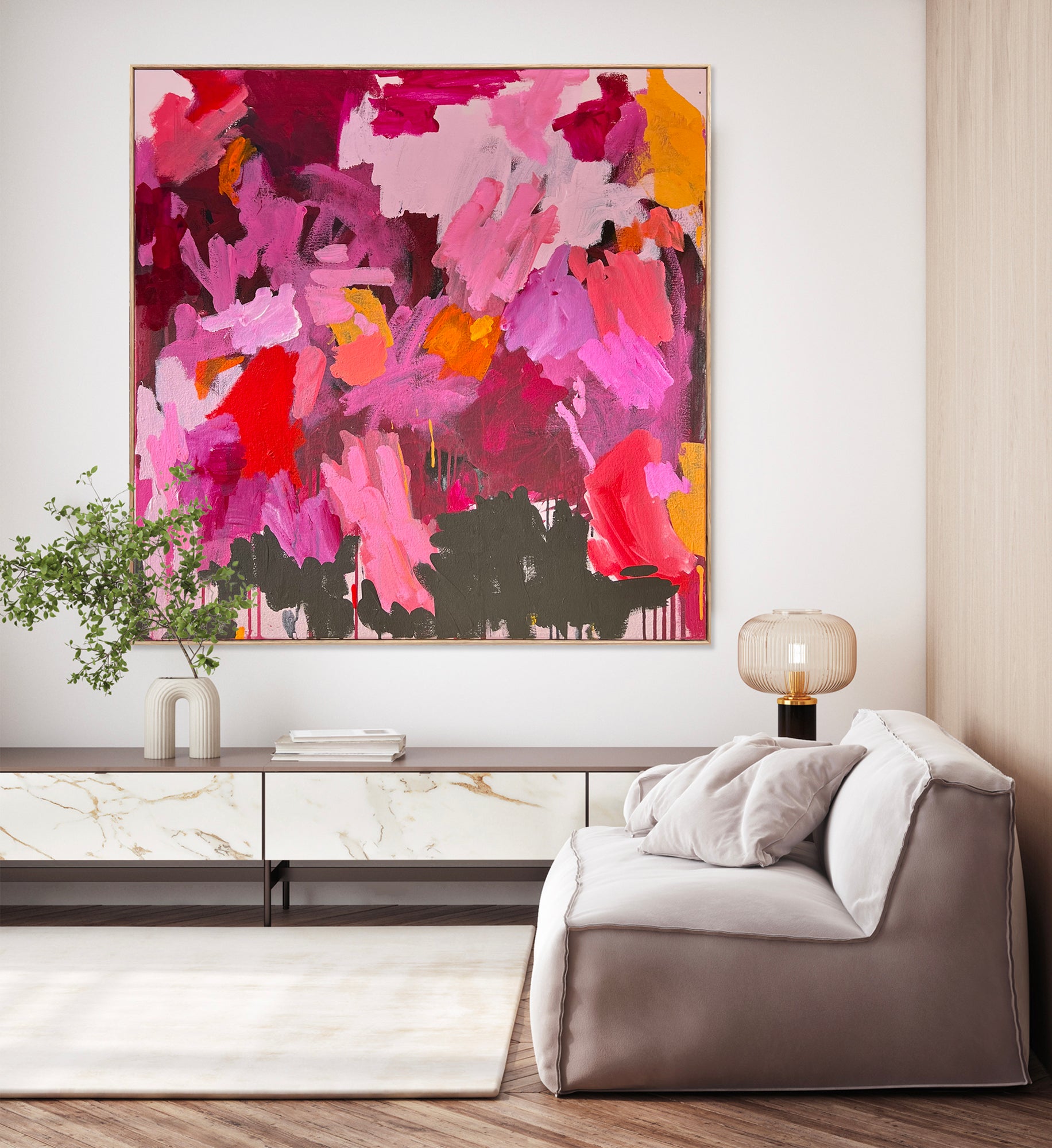 Australian abstract artist | large colourful print | modern art | Perth artist