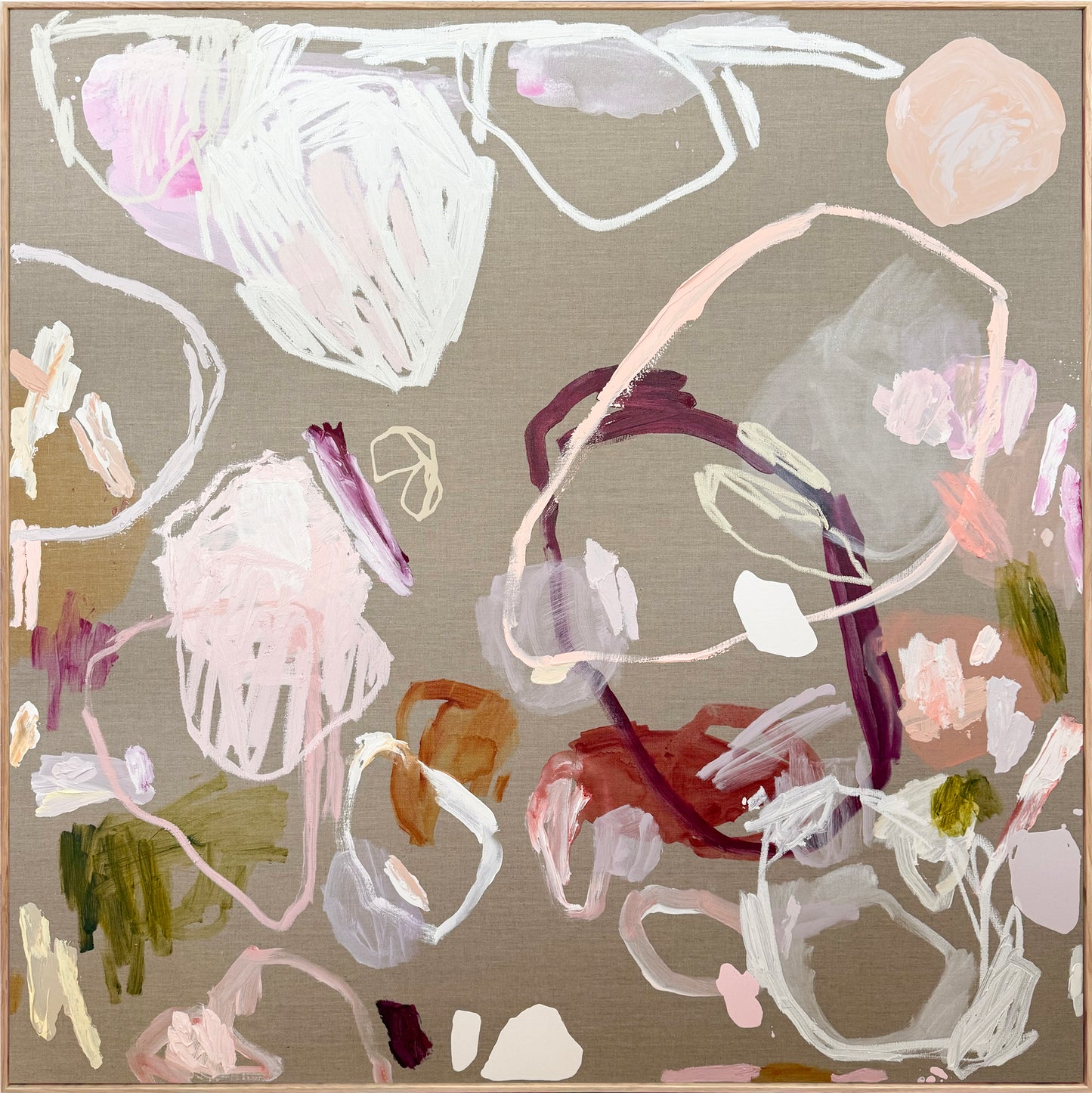 Western Australian artist | large colourful painting | modern art | Perth artist