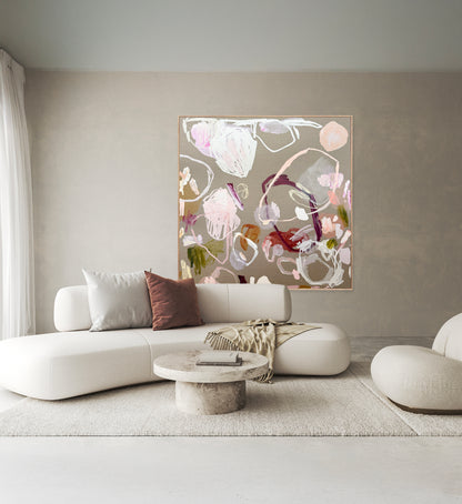 Western Australian artist | large colourful painting | modern art | Perth artist