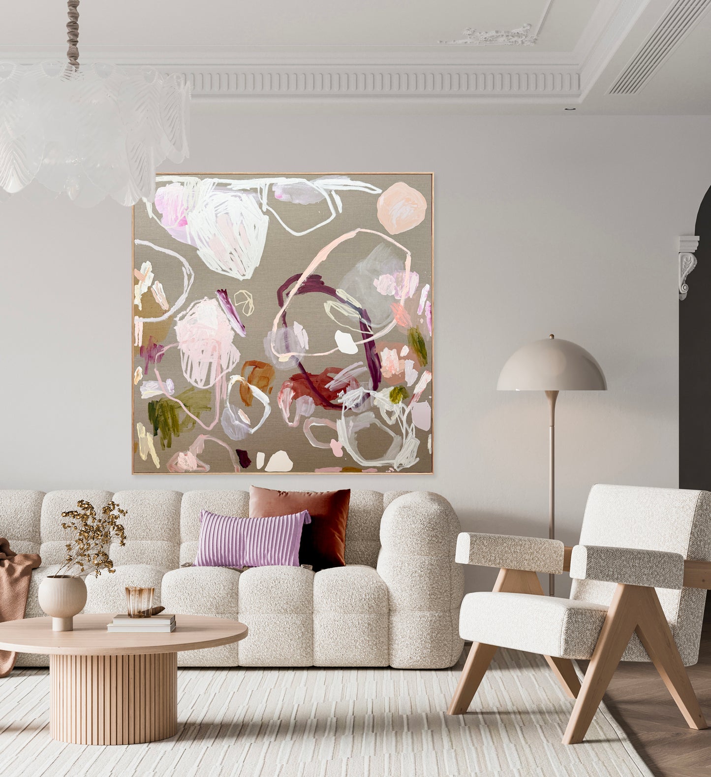 Western Australian artist | large colourful painting | modern art | Perth artist