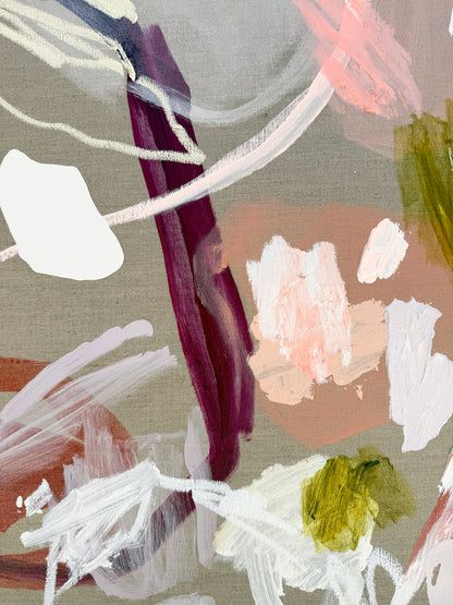 Western Australian artist | large colourful painting | modern art | Perth artist