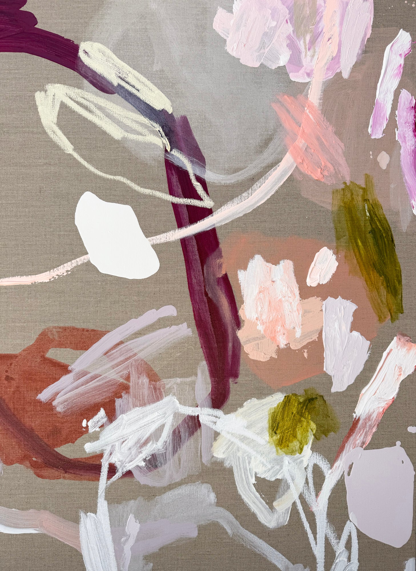 Western Australian artist | large colourful painting | modern art | Perth artist