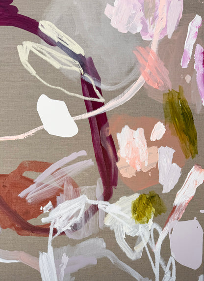 Western Australian artist | large colourful painting | modern art | Perth artist