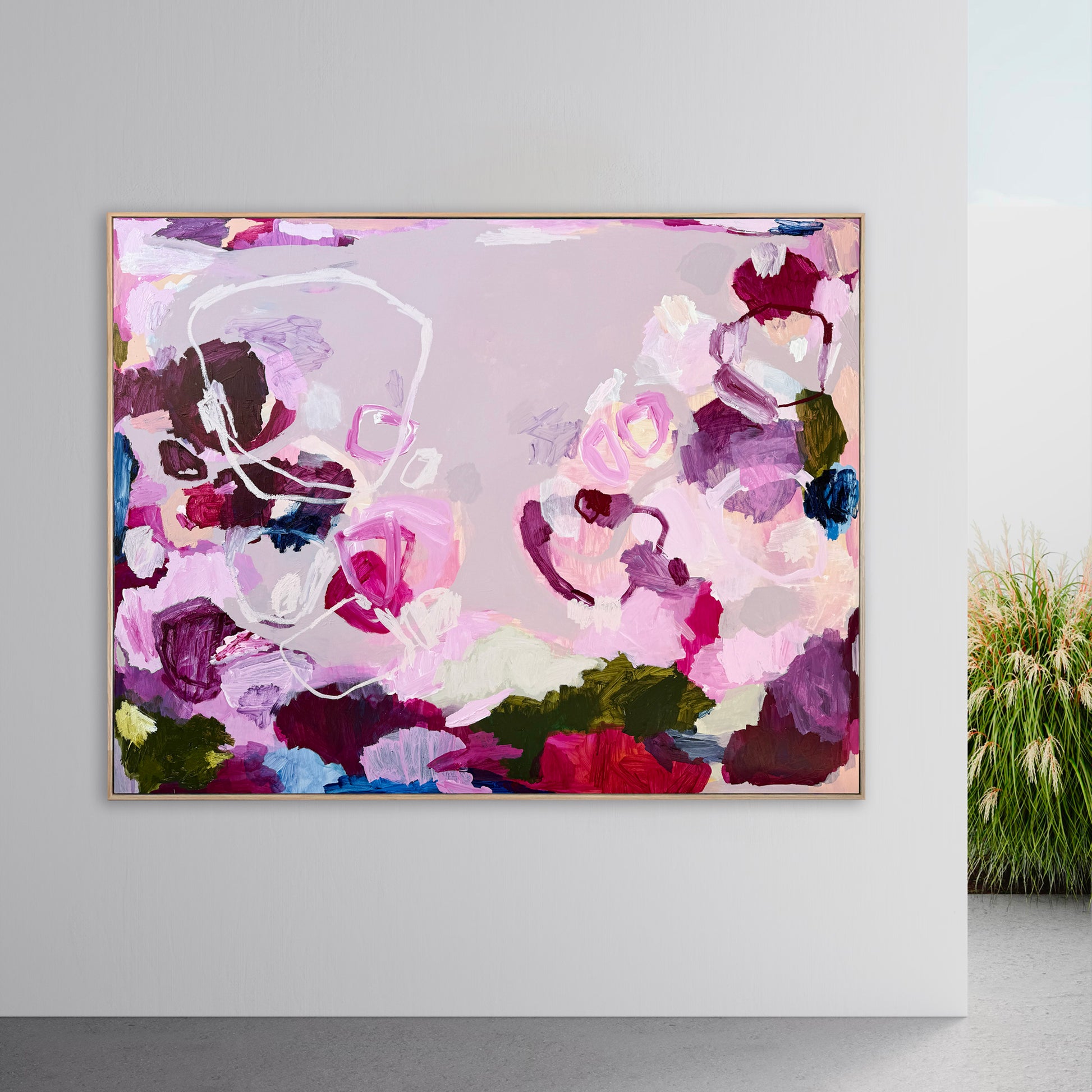 Western Australian artist | large colourful painting | modern art | Perth artist