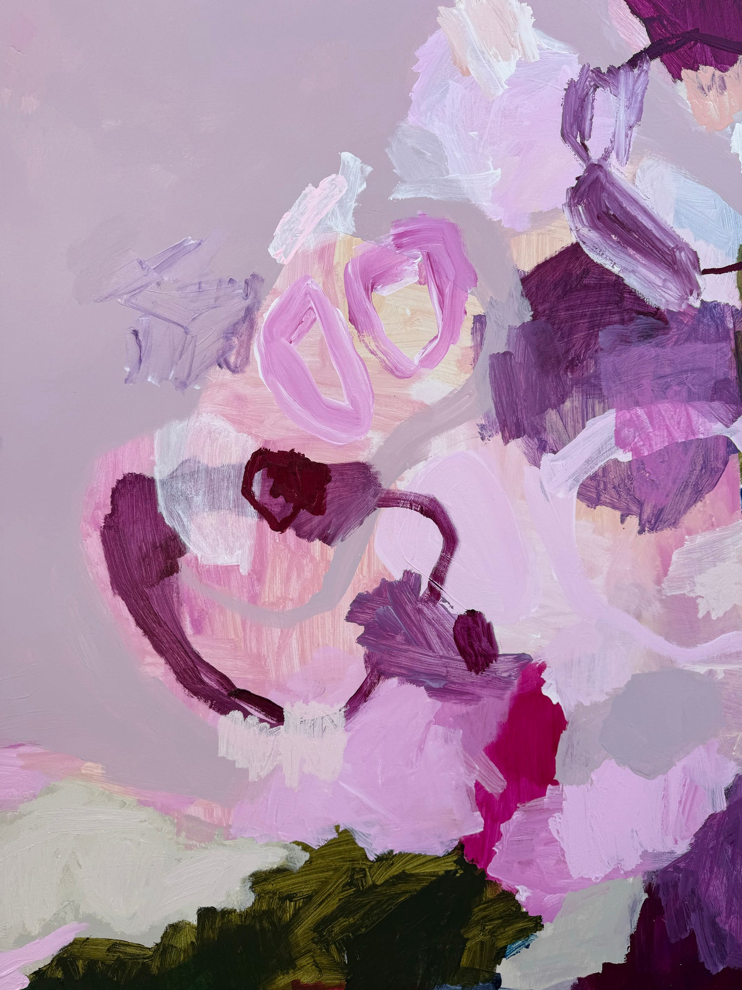 Western Australian artist | large colourful painting | modern art | Perth artist