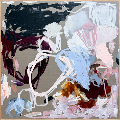 Australian abstract artist | large colourful painting | modern art | Perth artist