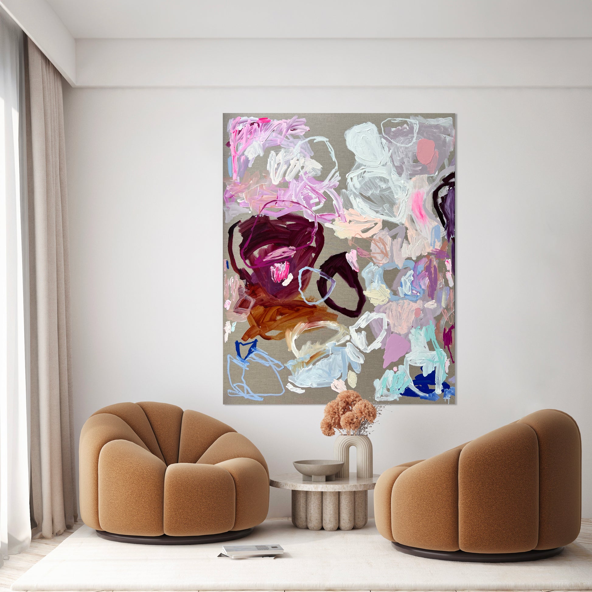 Contemporary abstract artist | Buy painting perth | Rebecca Koerting | Australian artist