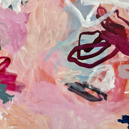 Australian abstract artist | large colourful print | modern art | Perth artist
