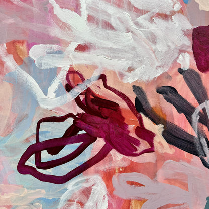 Australian abstract artist | large colourful print | modern art | Perth artist