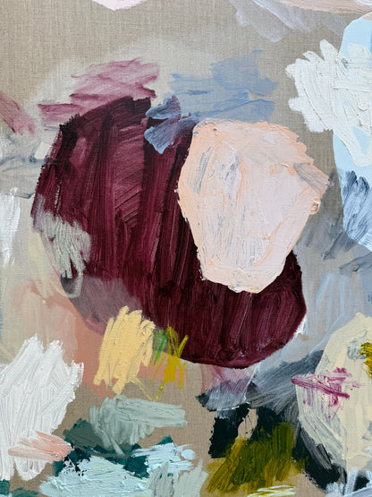 Western Australian artist | large colourful painting | modern art | Perth artist