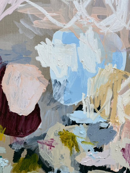 Western Australian artist | large colourful painting | modern art | Perth artist