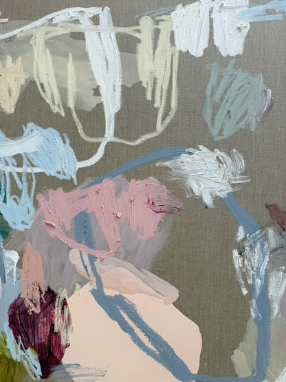 Western Australian artist | large colourful painting | modern art | Perth artist