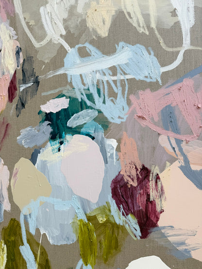 Western Australian artist | large colourful painting | modern art | Perth artist