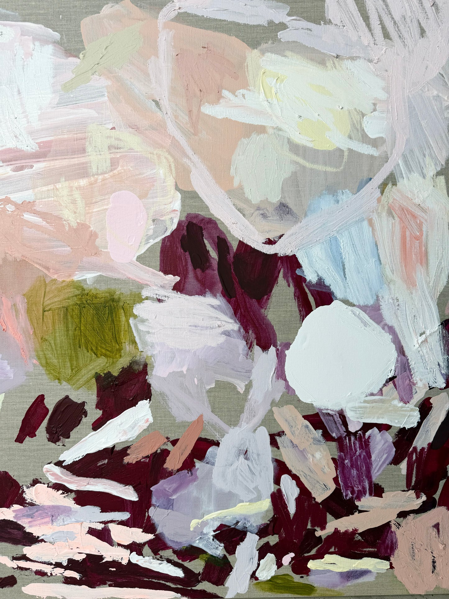 Western Australian artist | large colourful painting | modern art | Perth artist