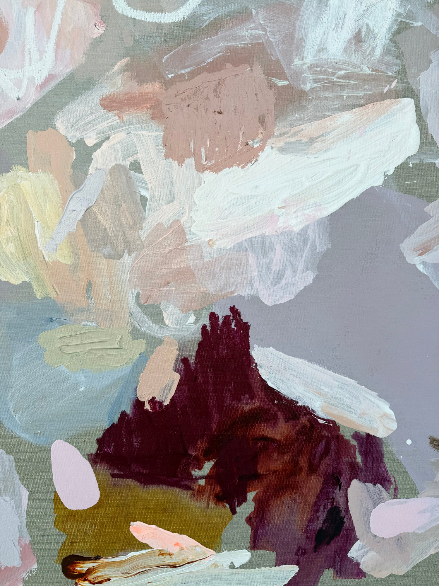 Western Australian artist | large colourful painting | modern art | Perth artist