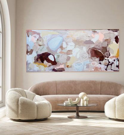 Australian abstract artist | large colourful painting | modern art | Perth artist
