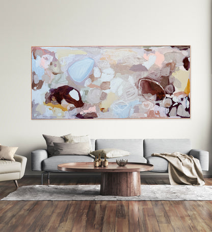 Australian abstract artist | large colourful painting | modern art | Perth artist