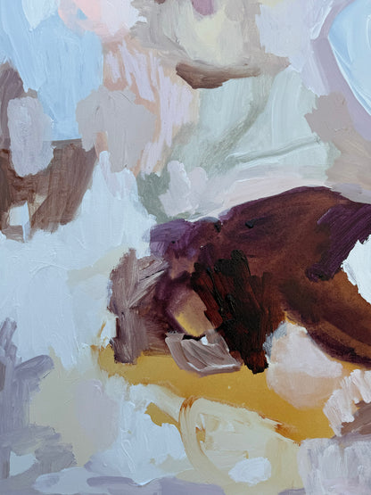 Australian abstract artist | large colourful painting | modern art | Perth artist