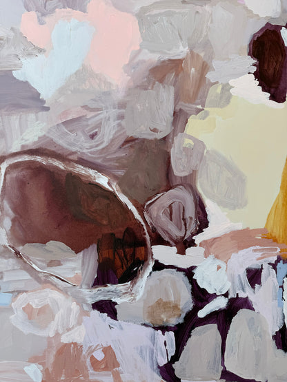 Australian abstract artist | large colourful painting | modern art | Perth artist