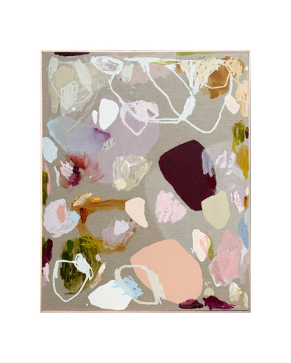 Australian abstract artist | large colourful painting | modern art | Perth artist