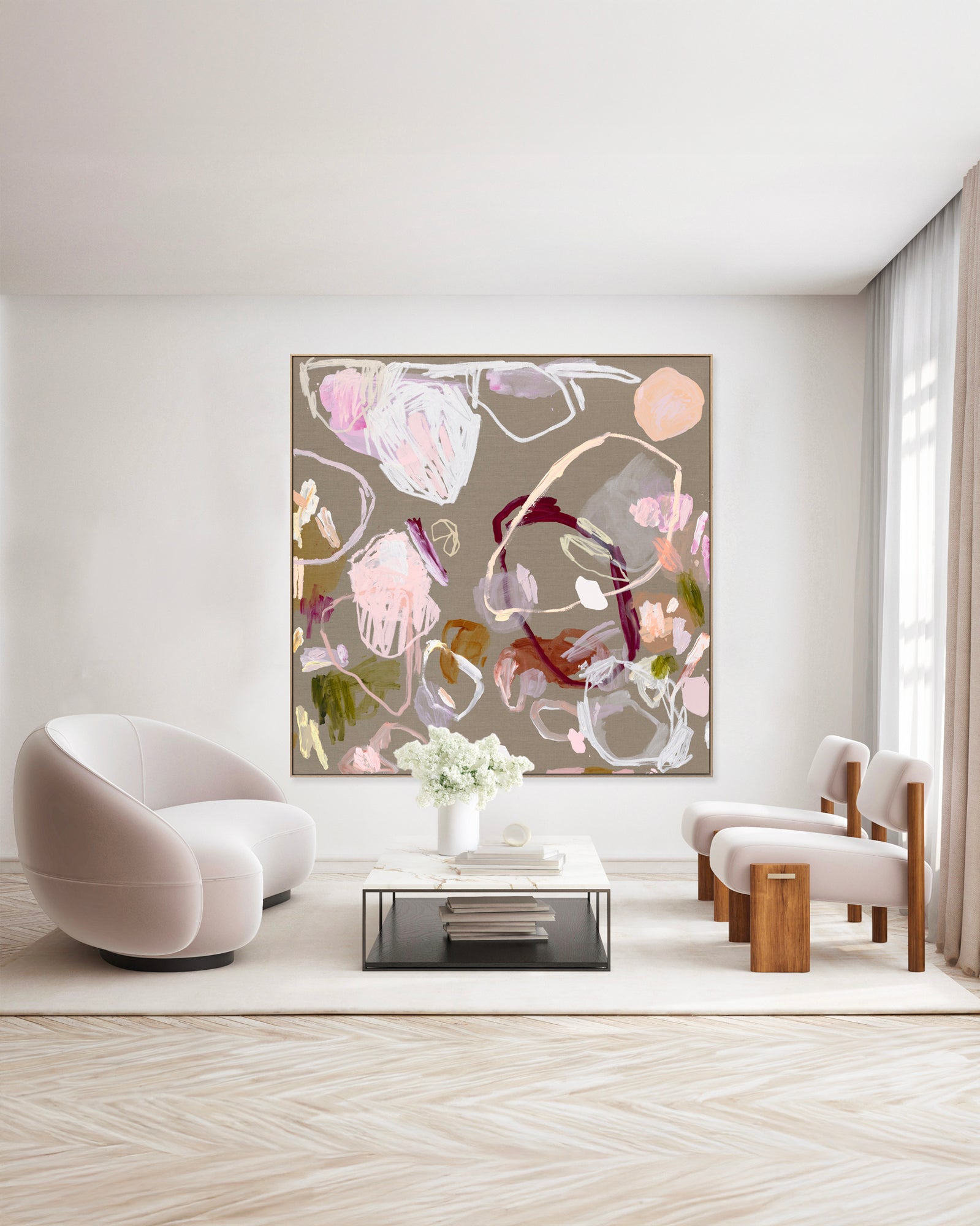 Australian abstract artist | large colourful print | modern art | Perth artist