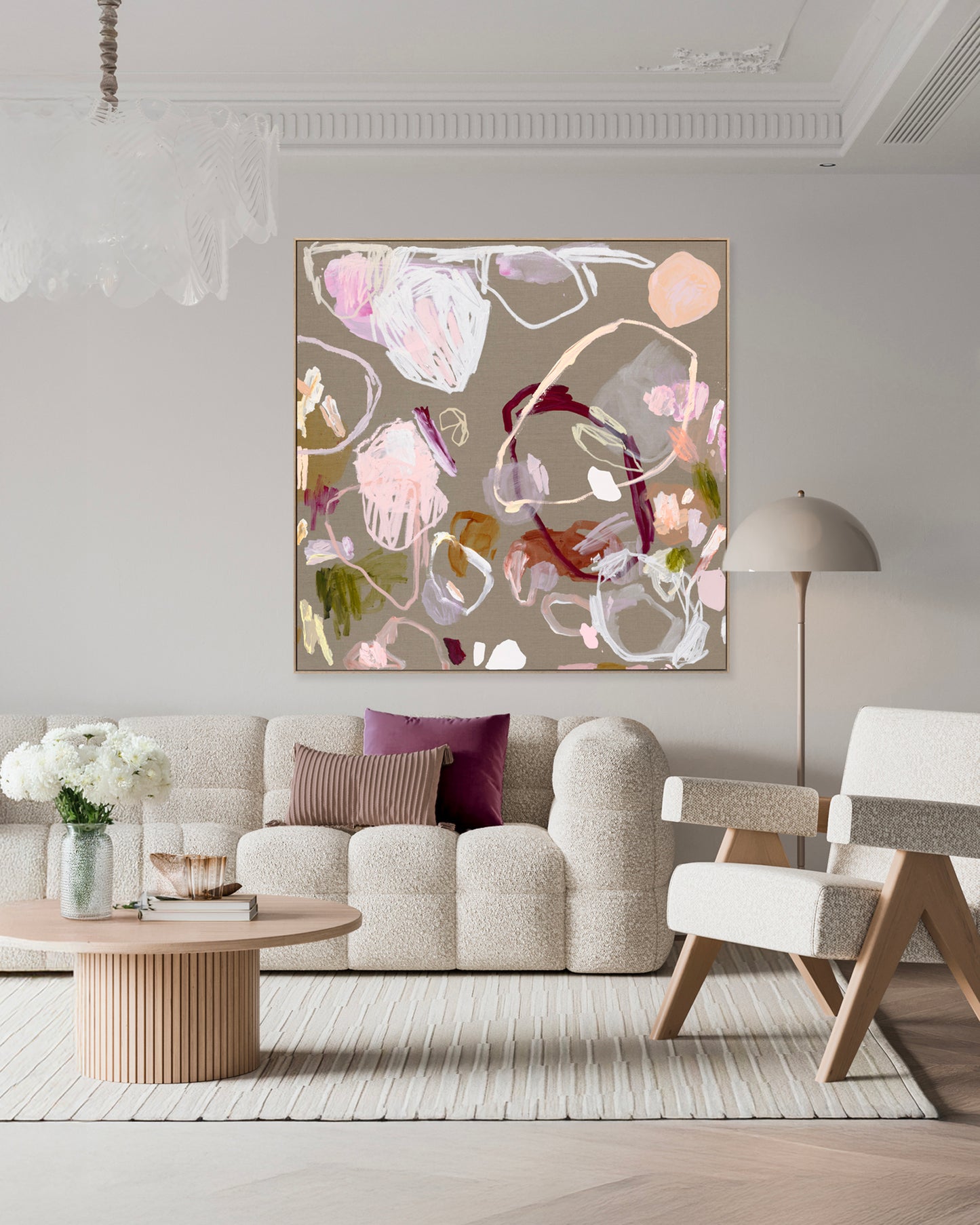 Australian abstract artist | large colourful print | modern art | Perth artist