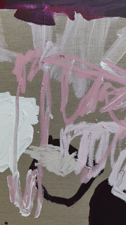 Australian abstract artist | large colourful painting | modern art | Perth artist